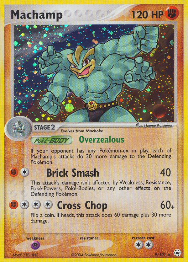Machamp (9/101) [EX: Hidden Legends] - Destination Retro