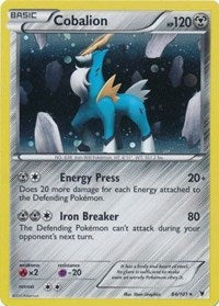 Cobalion (84/101) (Cosmos Holo) (Blister Exclusive) [Black & White: Noble Victories] - Destination Retro