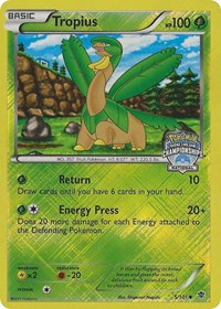 Tropius - 5/101 (National Championship Promo) [Black & White: Plasma Blast] - Destination Retro