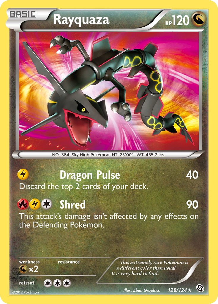 Rayquaza (128/124) [Black & White: Dragons Exalted] - Destination Retro