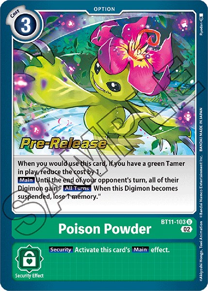 Poison Powder [BT11-103] [Dimensional Phase Pre-Release Promos] - Destination Retro