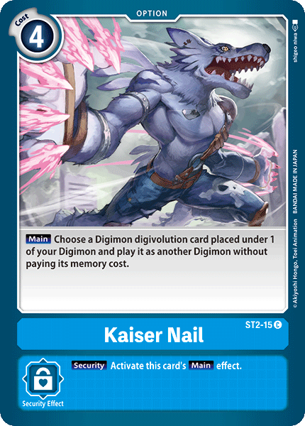 Kaiser Nail [ST2-15] [Starter Deck: Cocytus Blue] - Destination Retro