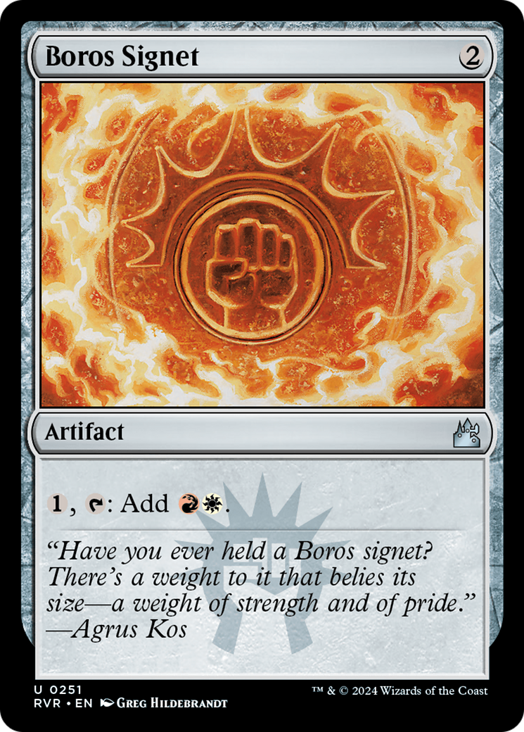 Boros Signet [Ravnica Remastered] - Destination Retro