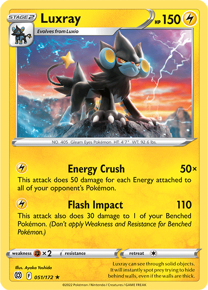 Luxray (051/172) [Sword & Shield: Brilliant Stars] - Destination Retro
