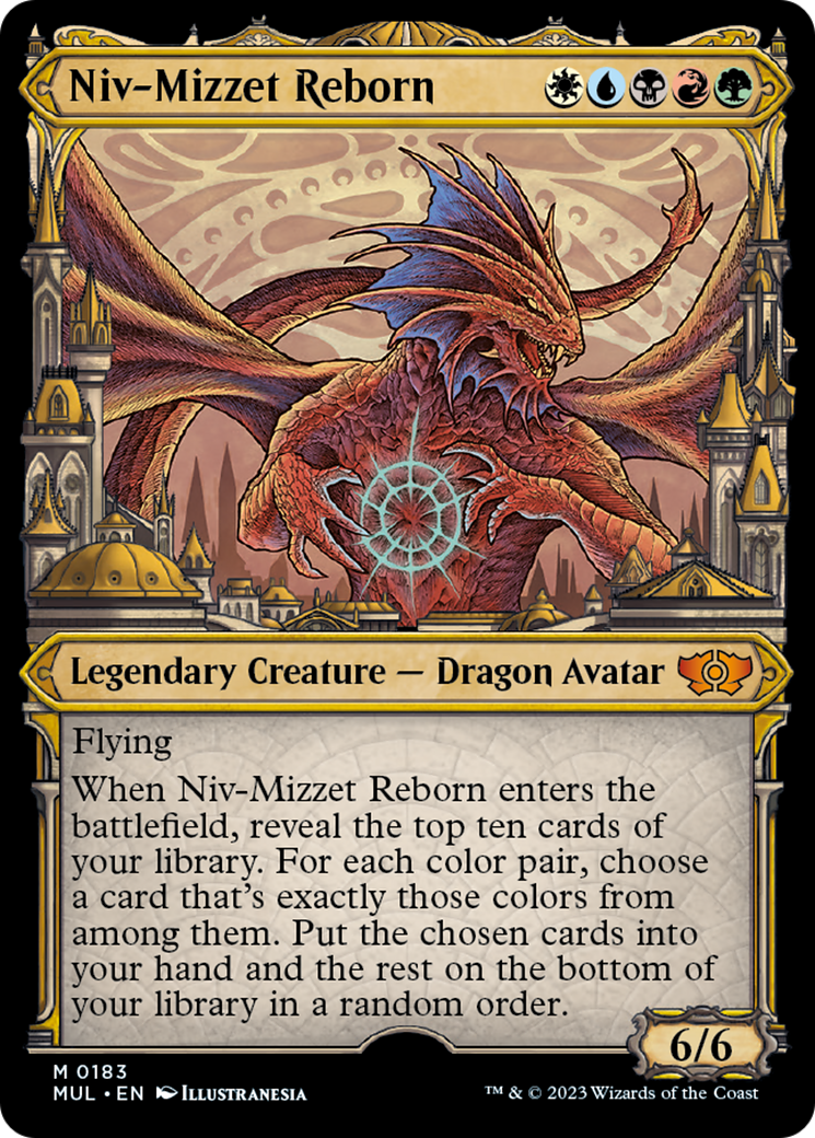 Niv-Mizzet Reborn (Halo Foil) [Multiverse Legends] - Destination Retro