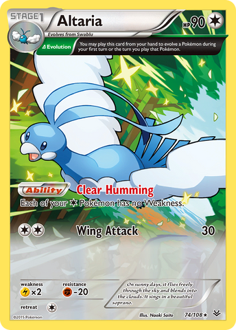 Altaria (74/108) [XY: Roaring Skies] - Destination Retro