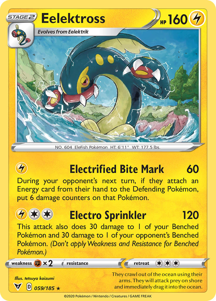 Eelektross (059/185) [Sword & Shield: Vivid Voltage] - Destination Retro