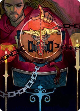 Sign in Blood Art Card [Strixhaven: School of Mages Art Series] - Destination Retro