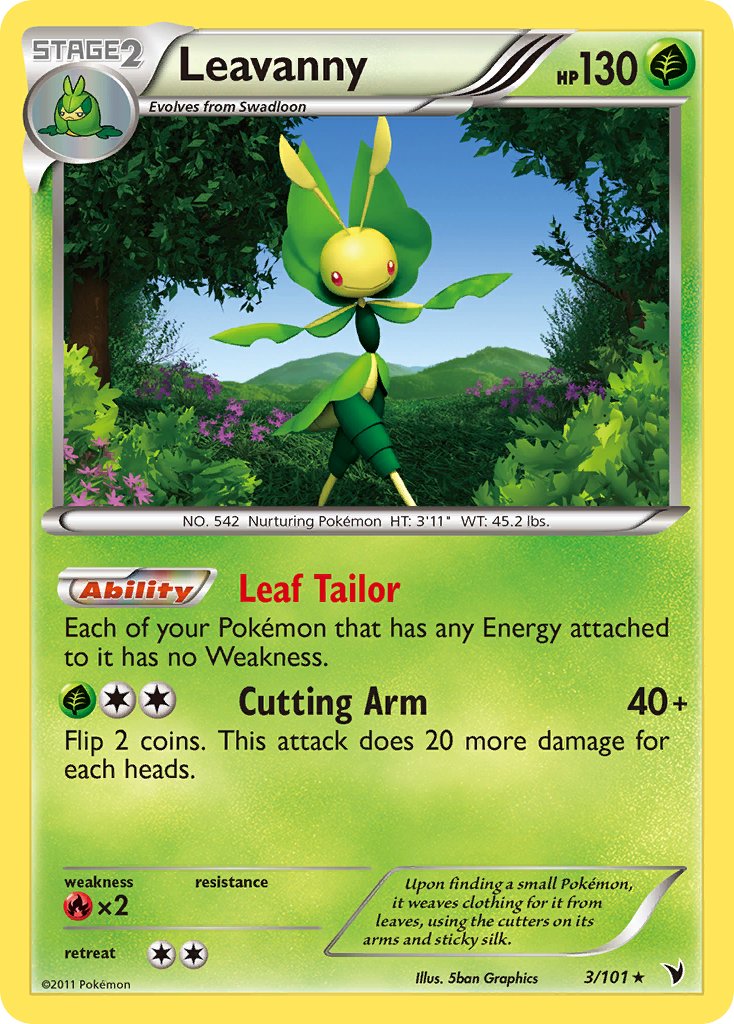 Leavanny (BW Noble Victories) (3/101) [Theme Deck Exclusives] - Destination Retro