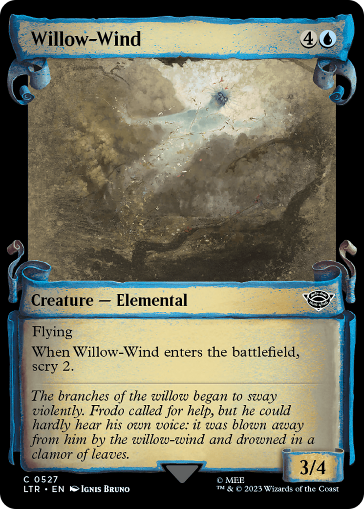 Willow-Wind [The Lord of the Rings: Tales of Middle-Earth Showcase Scrolls] - Destination Retro