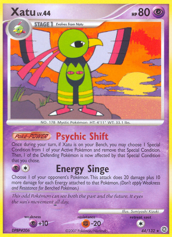 Xatu (44/132) [Diamond & Pearl: Secret Wonders] - Destination Retro