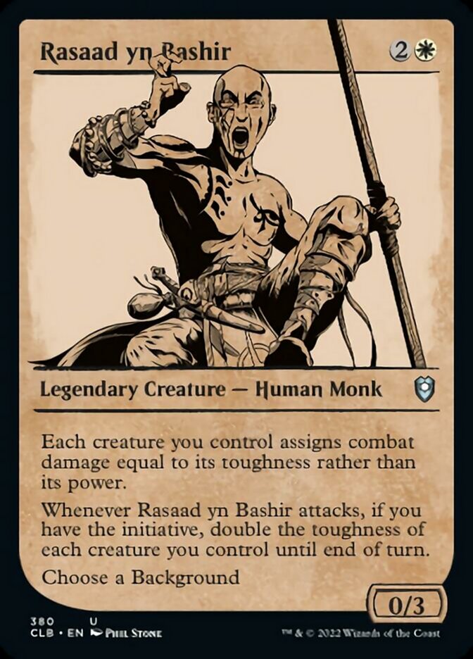 Rasaad yn Bashir (Showcase) [Commander Legends: Battle for Baldur's Gate] - Destination Retro
