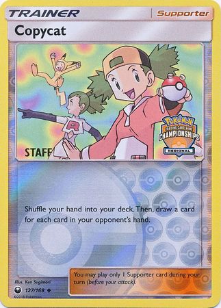 Copycat (127/168) (Regional Championship Promo Staff) [Sun & Moon: Celestial Storm] - Destination Retro