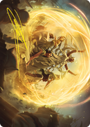 Heroic Intervention Art Card (Gold-Stamped Signature) [The Lord of the Rings: Tales of Middle-earth Art Series] - Destination Retro