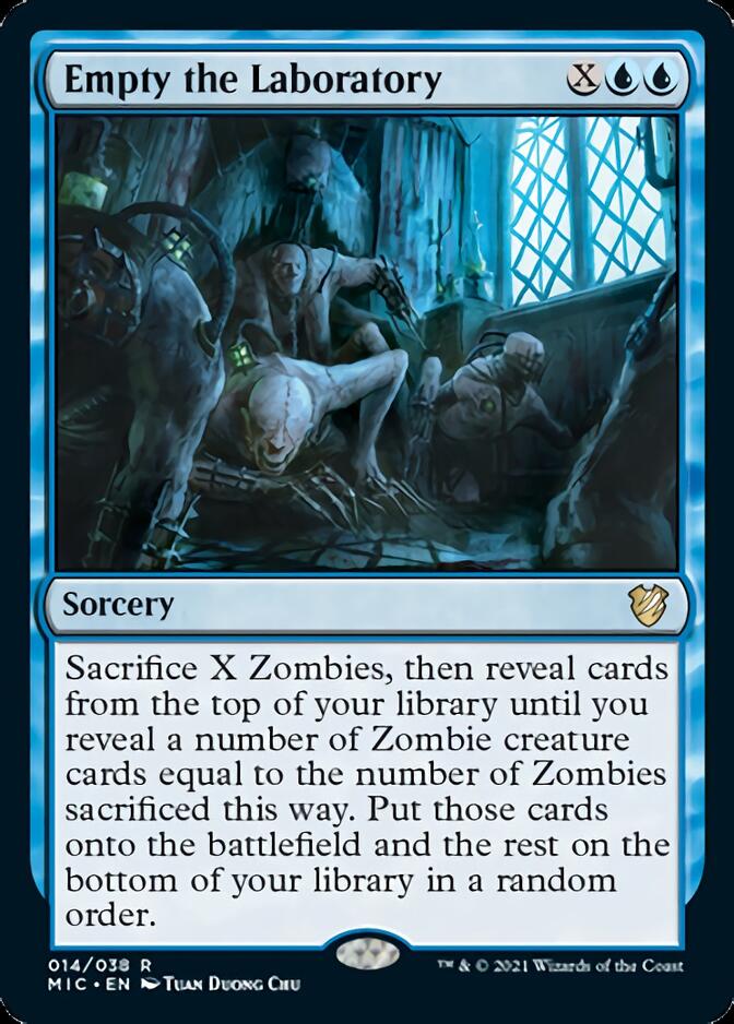 Empty the Laboratory [Innistrad: Midnight Hunt Commander] - Destination Retro