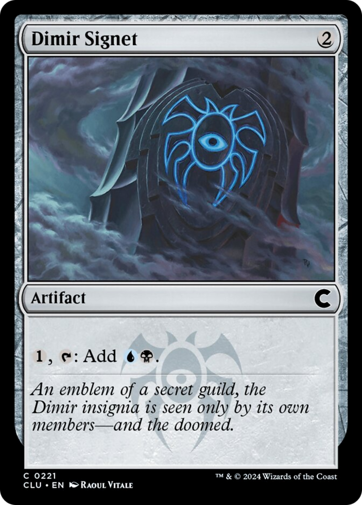 Dimir Signet [Ravnica: Clue Edition] - Destination Retro