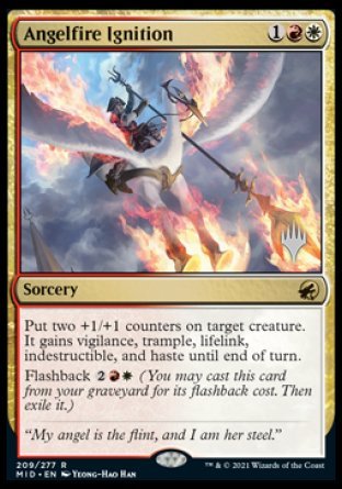 Angelfire Ignition (Promo Pack) [Innistrad: Midnight Hunt Promos] - Destination Retro