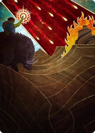 Stone Rain Art Card [Strixhaven: School of Mages Art Series] - Destination Retro
