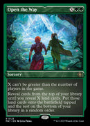 Open the Way (Foil Etched) [March of the Machine: The Aftermath] - Destination Retro