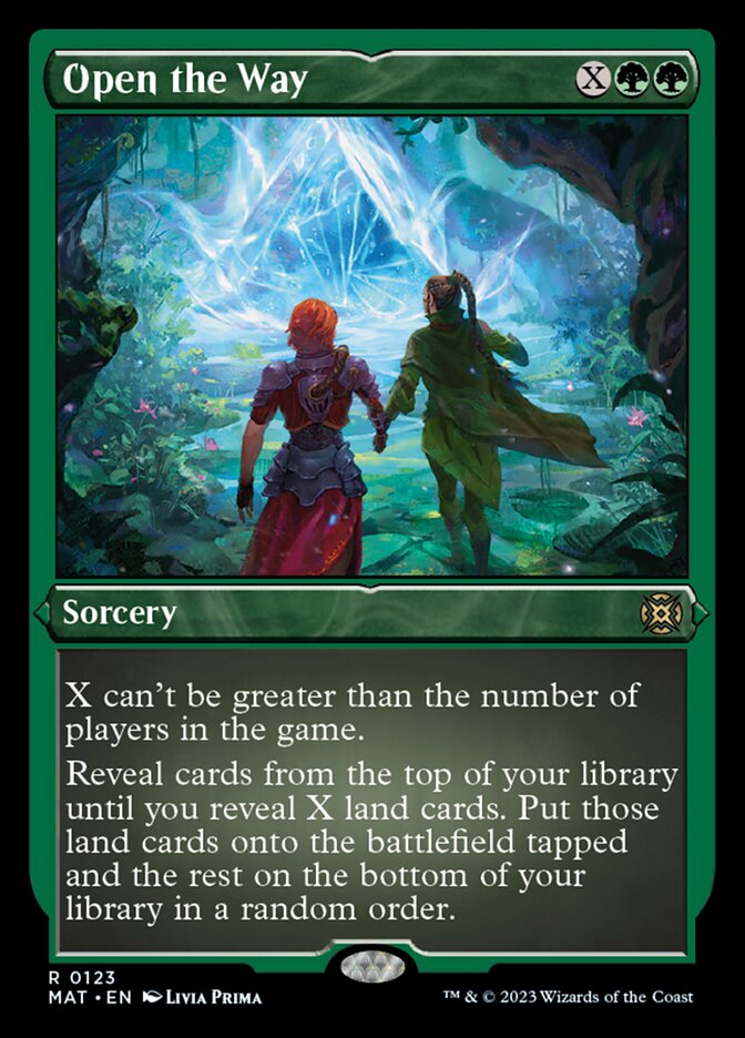 Open the Way (Foil Etched) [March of the Machine: The Aftermath] - Destination Retro