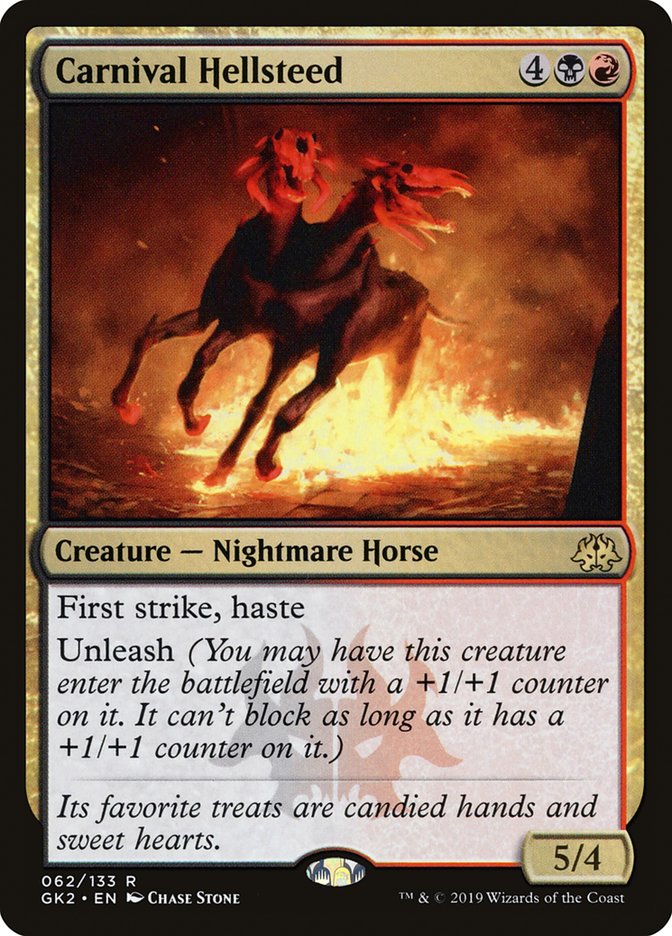 Carnival Hellsteed [Ravnica Allegiance Guild Kit] - Destination Retro