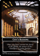City's Blessing // Human Soldier Double-Sided Token [Murders at Karlov Manor Commander Tokens] - Destination Retro