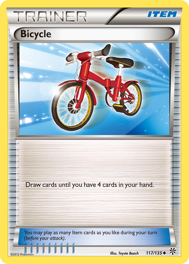 Bicycle (117/135) [Black & White: Plasma Storm] - Destination Retro