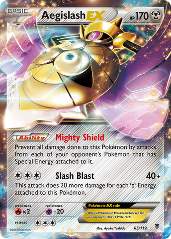 Aegislash EX (65/119) [XY: Phantom Forces] - Destination Retro