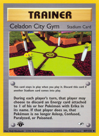 Celadon City Gym (107/132) [Gym Heroes 1st Edition] - Destination Retro