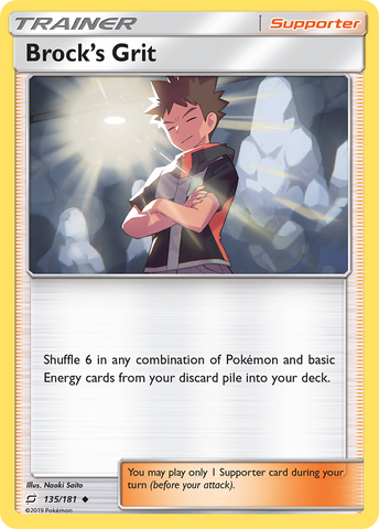 Brock's Grit (135/181) [Sun & Moon: Team Up] - Destination Retro