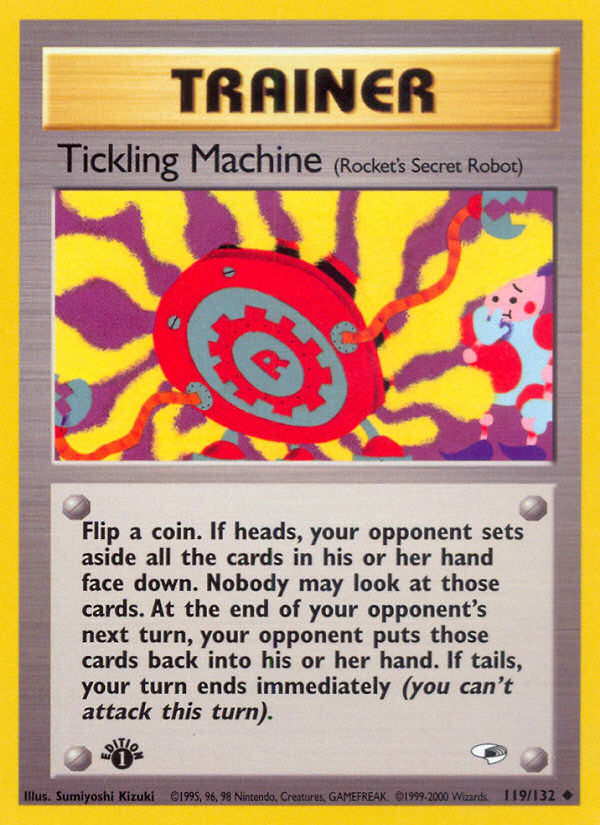 Tickling Machine (119/132) [Gym Heroes 1st Edition] - Destination Retro