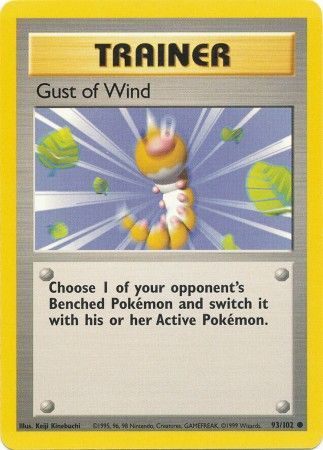 Gust of Wind (93/102) [Base Set Unlimited] - Destination Retro