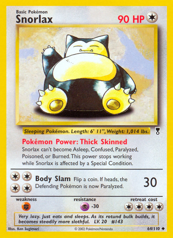 Snorlax (64/110) [Legendary Collection] - Destination Retro