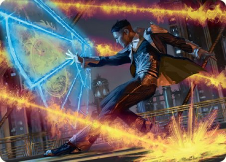 Wingshield Agent Art Card [Streets of New Capenna Art Series] - Destination Retro