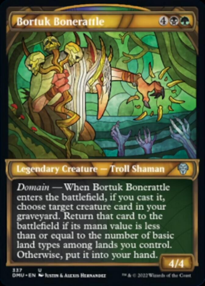 Bortuk Bonerattle (Showcase Textured) [Dominaria United] - Destination Retro