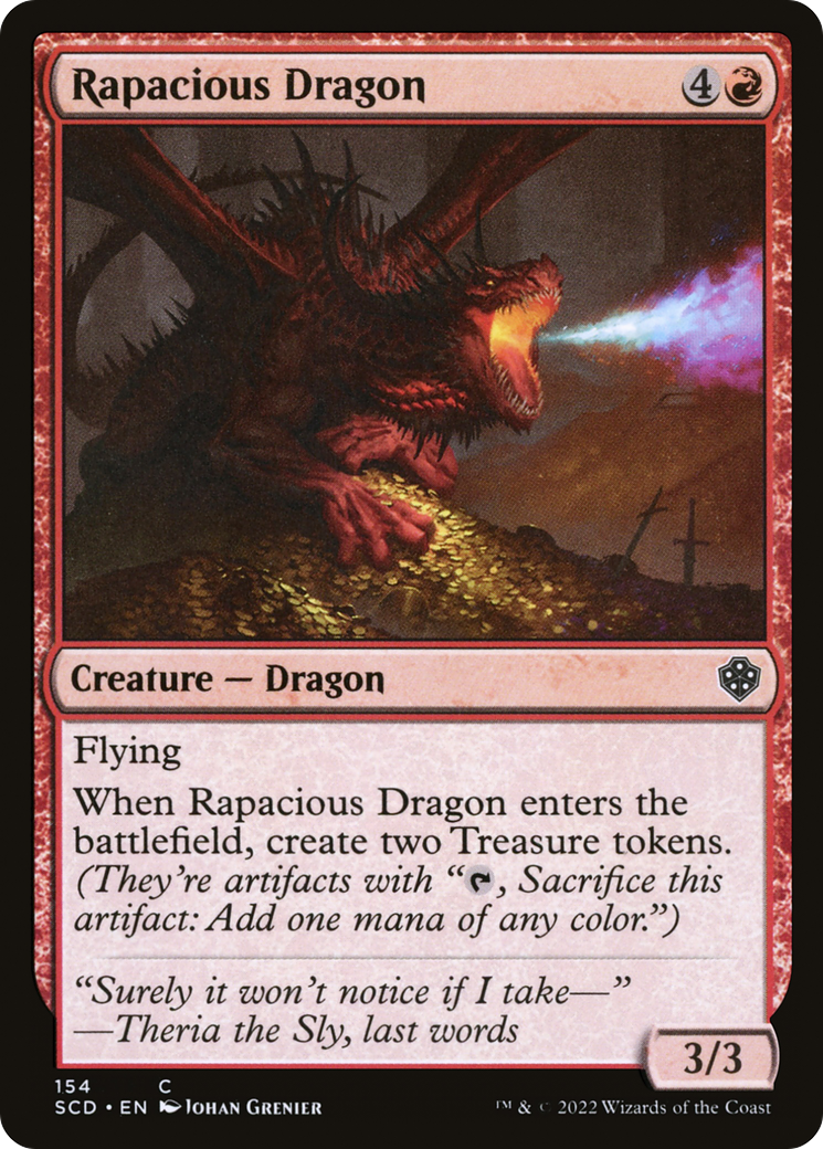 Rapacious Dragon [Starter Commander Decks] - Destination Retro