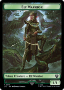 Elf Warrior // Insect Double Sided Token [The Lord of the Rings: Tales of Middle-Earth Commander Tokens] - Destination Retro