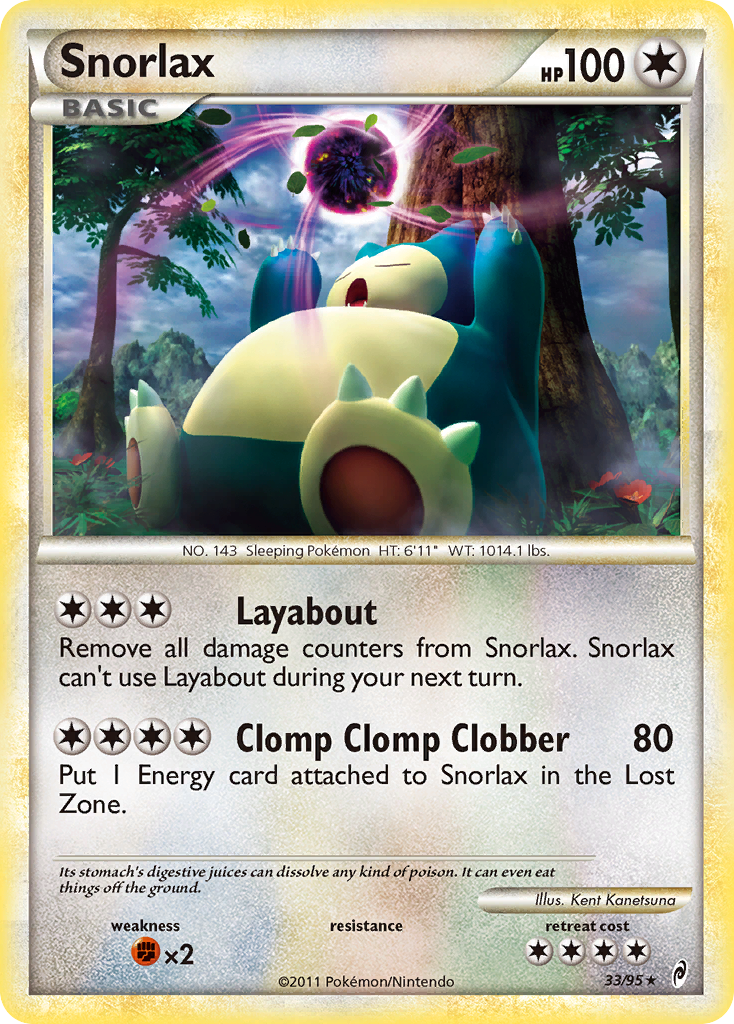 Snorlax (33/95) [Call of Legends] - Destination Retro