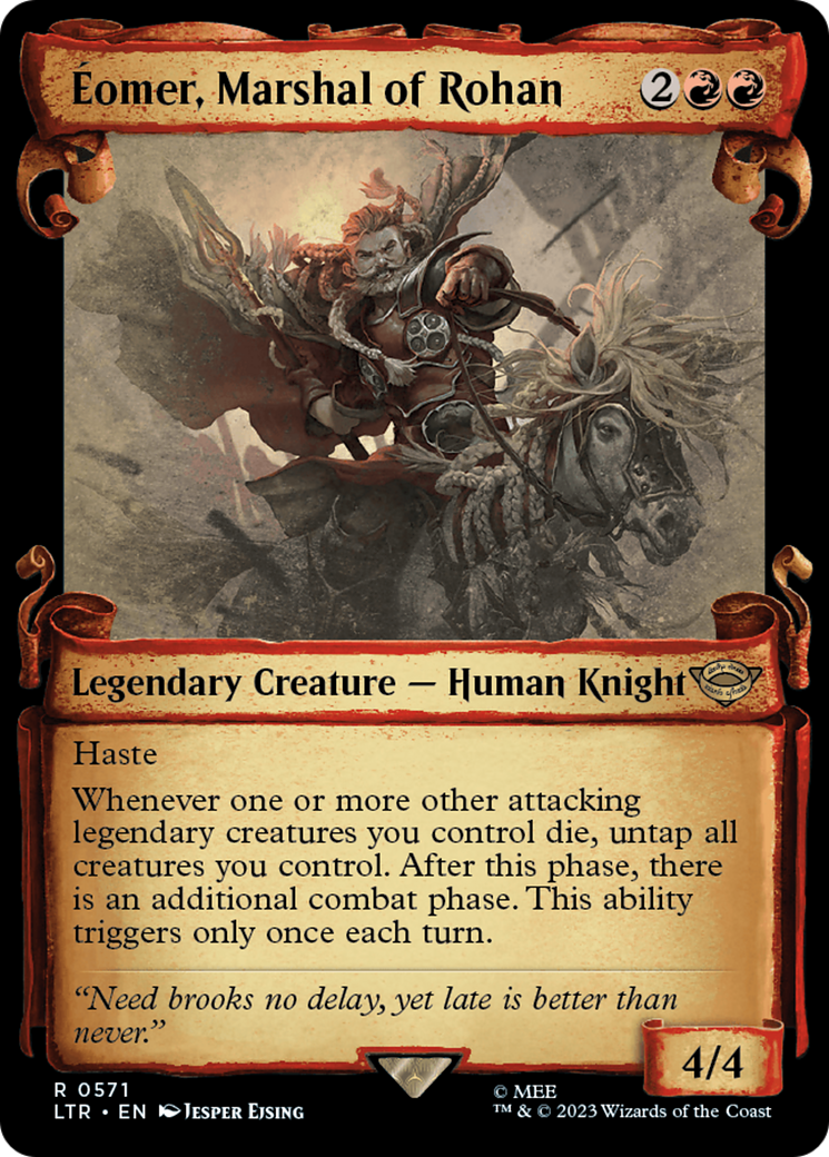 Eomer, Marshal of Rohan [The Lord of the Rings: Tales of Middle-Earth Showcase Scrolls] - Destination Retro