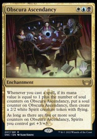 Obscura Ascendancy (Promo Pack) [Streets of New Capenna Promos] - Destination Retro