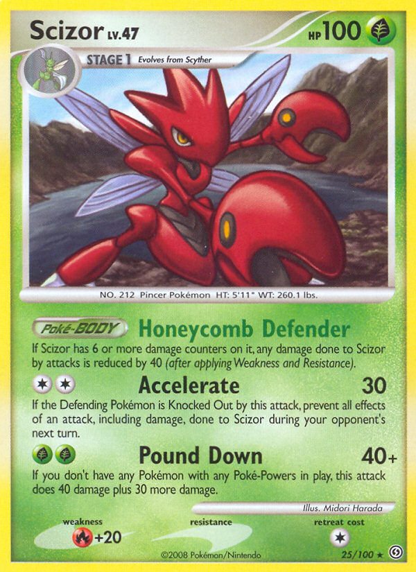 Scizor (25/100) [Diamond & Pearl: Stormfront] - Destination Retro