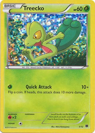 Treecko (1/12) [Mcdonald's Promos: 2015 Collection] - Destination Retro