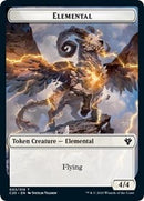 Elemental (003) // Soldier Double-sided Token [Commander 2020 Tokens] - Destination Retro
