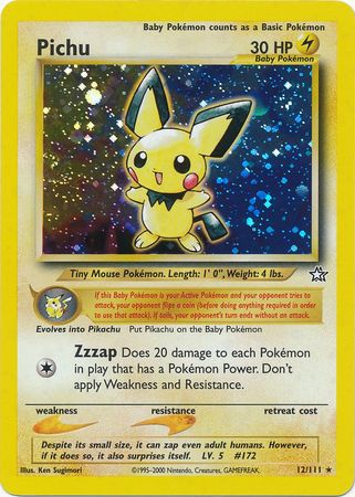 Pichu (12/111) [Neo Genesis Unlimited] - Destination Retro
