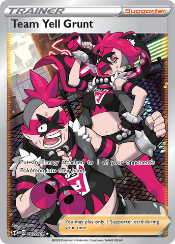 Team Yell Grunt (202/202) [Sword & Shield: Base Set] - Destination Retro