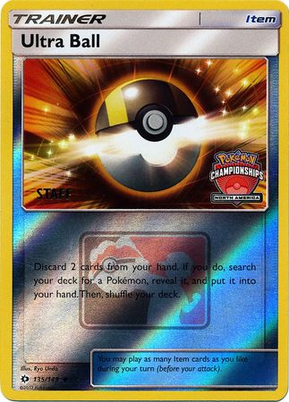 Ultra Ball (135/149) (NA Championship Promo Staff) [Sun & Moon: Base Set] - Destination Retro