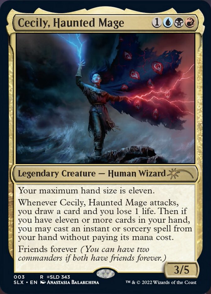 Cecily, Haunted Mage [Secret Lair: Universes Within] - Destination Retro