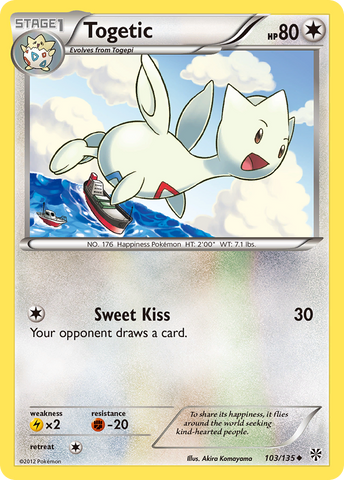 Togetic (103/135) [Black & White: Plasma Storm] - Destination Retro