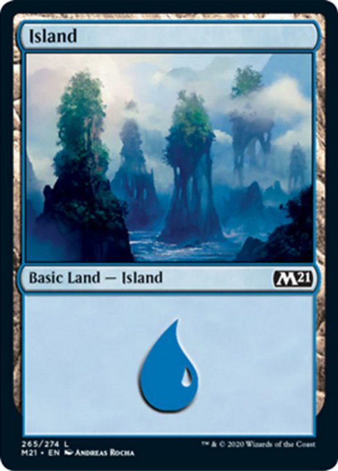 Island (265) [Core Set 2021] - Destination Retro