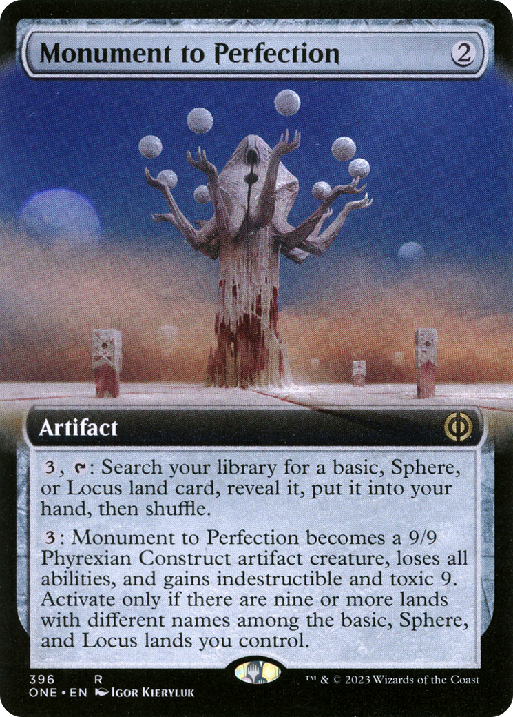 Monument to Perfection (Extended Art) [Phyrexia: All Will Be One] - Destination Retro